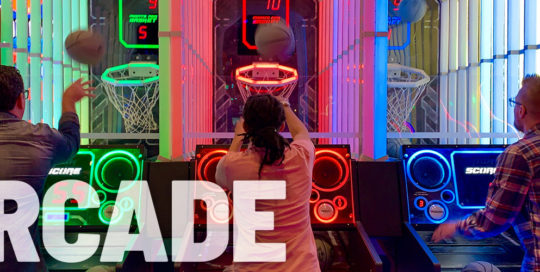 Play the latest games in our arcade game room at In The Game