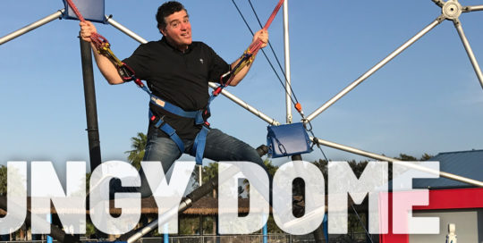 The Bungy Dome is fun for kids of all ages